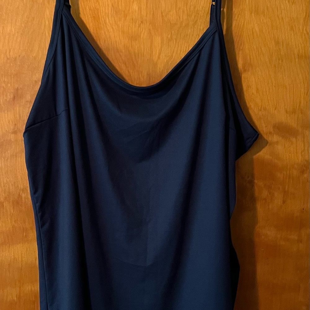 Navy Blue Terra & Sky 3X Camisole never worn